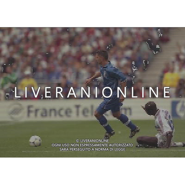 ITALIA FRANCIA CAMPIONATO DEL MONDO FRANCIA 98 QUARTI DI FINALE NELLA FOTO ROBERTO BAGGIO AG ALDO LIVERANI S A S