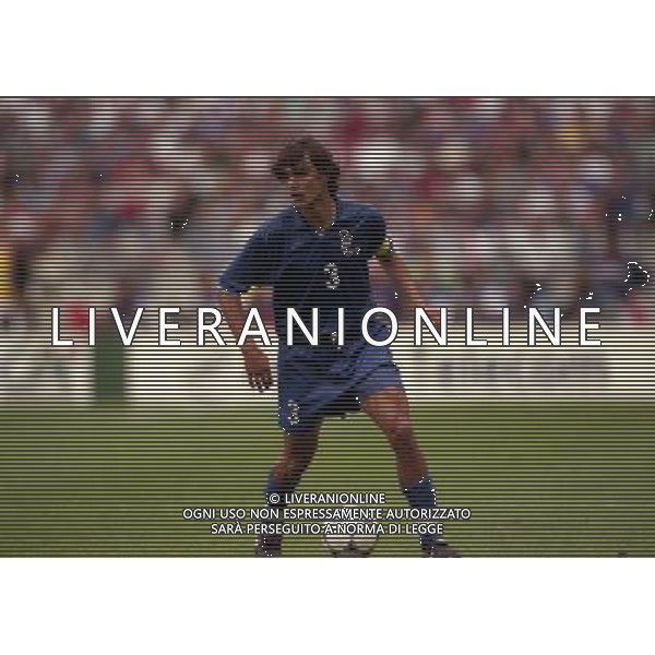 ITALIA FRANCIA CAMPIONATO DEL MONDO FRANCIA 98 QUARTI DI FINALE NELLA FOTO PAOLO MALDINI AG ALDO LIVERANI S A S