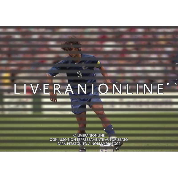ITALIA FRANCIA CAMPIONATO DEL MONDO FRANCIA 98 QUARTI DI FINALE NELLA FOTO PAOLO MALDINI AG ALDO LIVERANI S A S