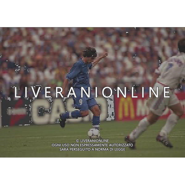 ITALIA FRANCIA CAMPIONATO DEL MONDO FRANCIA 98 QUARTI DI FINALE NELLA FOTO DEMETRIO ALBERTINI AG ALDO LIVERANI S A S