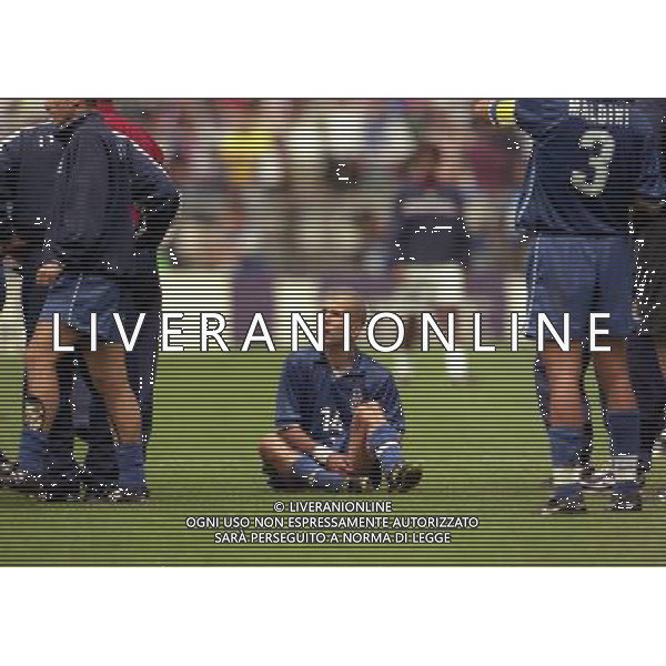 ITALIA FRANCIA CAMPIONATO DEL MONDO FRANCIA 98 QUARTI DI FINALE NELLA FOTO LUIGI DI BIAGIO AG ALDO LIVERANI S A S
