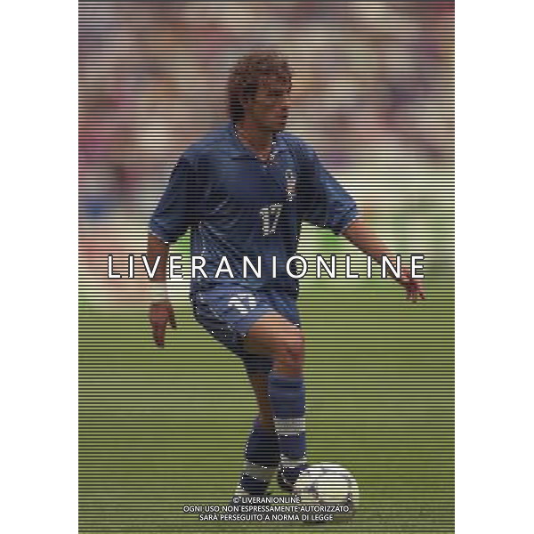 ITALIA FRANCIA CAMPIONATO DEL MONDO FRANCIA 98 QUARTI DI FINALE NELLA FOTO FRANCESCO MORIERO AG ALDO LIVERANI S A S