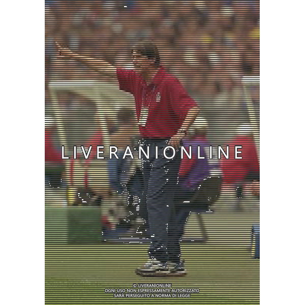 ITALIA FRANCIA CAMPIONATO DEL MONDO FRANCIA 98 QUARTI DI FINALE NELLA FOTO CESARE MALDINI AG ALDO LIVERANI S A S