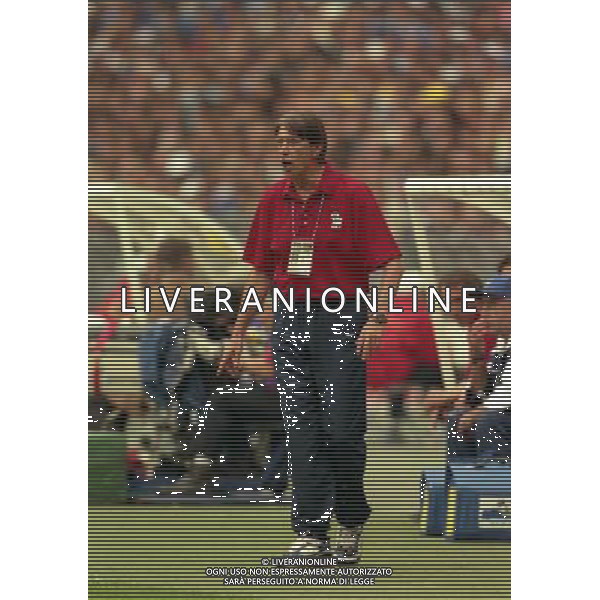 ITALIA FRANCIA CAMPIONATO DEL MONDO FRANCIA 98 QUARTI DI FINALE NELLA FOTO CESARE MALDINI AG ALDO LIVERANI S A S