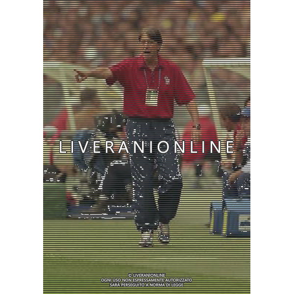 ITALIA FRANCIA CAMPIONATO DEL MONDO FRANCIA 98 QUARTI DI FINALE NELLA FOTO CESARE MALDINI AG ALDO LIVERANI S A S
