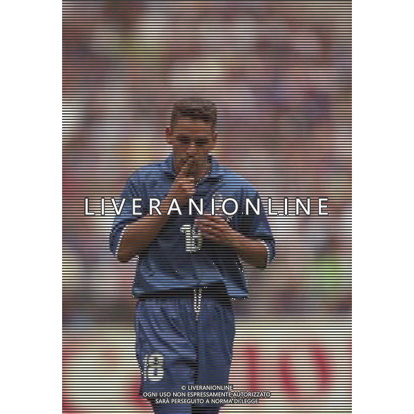 ITALIA FRANCIA CAMPIONATO DEL MONDO FRANCIA 98 QUARTI DI FINALE NELLA FOTO ROBERTO BAGGIO AG ALDO LIVERANI S A S