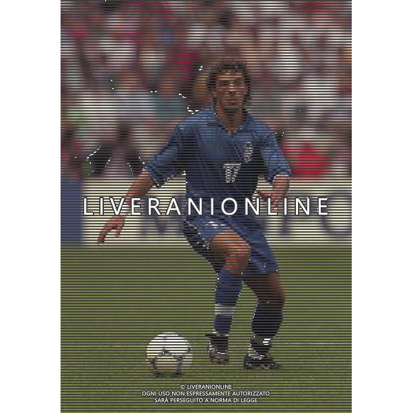 ITALIA FRANCIA CAMPIONATO DEL MONDO FRANCIA 98 QUARTI DI FINALE NELLA FOTO FRANCESCO MORIERO AG ALDO LIVERANI S A S