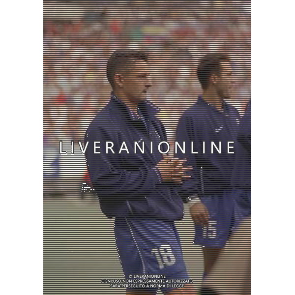 ITALIA FRANCIA CAMPIONATO DEL MONDO FRANCIA 98- 03/07/1998 STADIO SAINT DENIS NELLA FOTO ROBERTO BAGGIO AG ALDO LIVERANI S A S