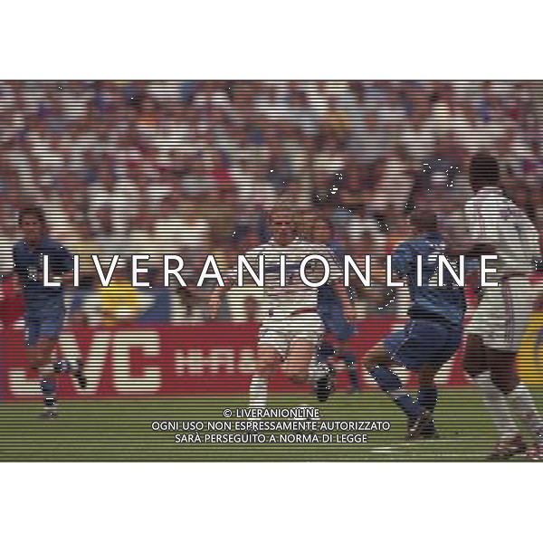 ITALIA FRANCIA CAMPIONATO DEL MONDO FRANCIA 98- 03/07/1998 STADIO SAINT DENIS NELLA FOTO Emmanuel PETIT AG ALDO LIVERANI S A S