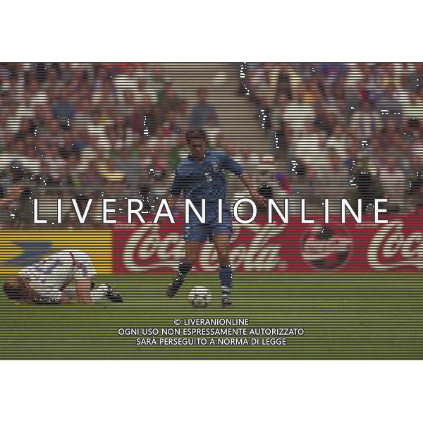 ITALIA FRANCIA CAMPIONATO DEL MONDO FRANCIA 98- 03/07/1998 STADIO SAINT DENIS NELLA FOTO Alessandro COSTACURTA AG ALDO LIVERANI S A S