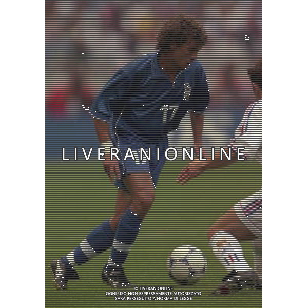 ITALIA FRANCIA CAMPIONATO DEL MONDO FRANCIA 98- 03/07/1998 STADIO SAINT DENIS NELLA FOTO Francesco MORIERO AG ALDO LIVERANI S A S