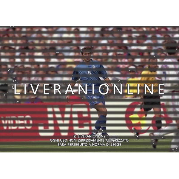 ITALIA FRANCIA CAMPIONATO DEL MONDO FRANCIA 98- 03/07/1998 STADIO SAINT DENIS NELLA FOTO Alessandro COSTACURTA AG ALDO LIVERANI S A S