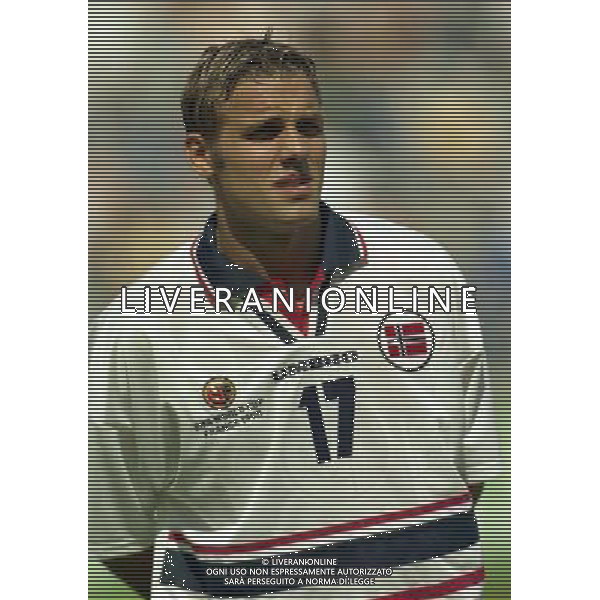 ITALIA NORVEGIA CAMPIONATO DEL MONDO FRANCIA 98 NELLA FOTO H.FLO AG ALDO LIVERANI S A S