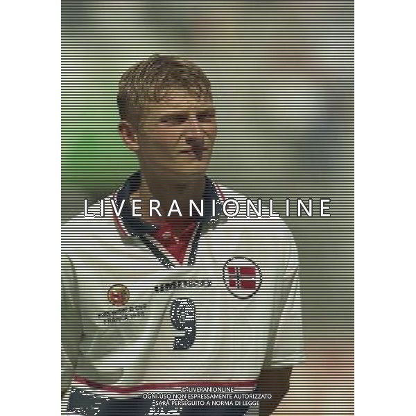 ITALIA NORVEGIA CAMPIONATO DEL MONDO FRANCIA 98 NELLA FOTO TORE FLO AG ALDO LIVERANI S A S