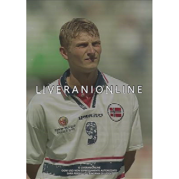 ITALIA NORVEGIA CAMPIONATO DEL MONDO FRANCIA 98 NELLA FOTO TORE FLO AG ALDO LIVERANI S A S