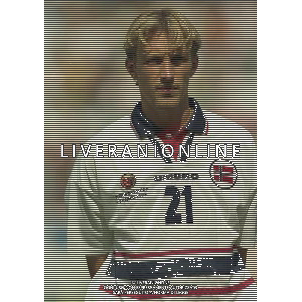 ITALIA NORVEGIA CAMPIONATO DEL MONDO FRANCIA 98 NELLA FOTO Vidar Riseth AG ALDO LIVERANI S A S