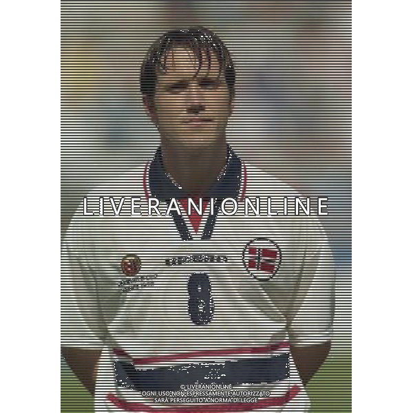 ITALIA NORVEGIA CAMPIONATO DEL MONDO FRANCIA 98 NELLA FOTO Leonhardsen OYVIND AG ALDO LIVERANI S A S