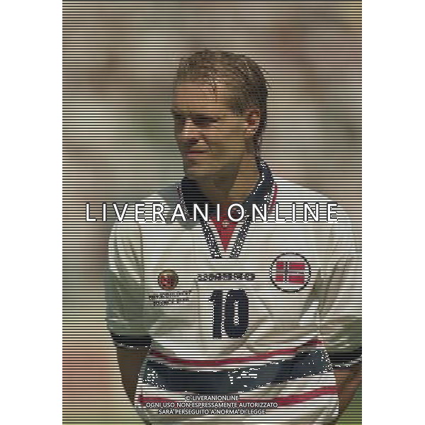 ITALIA NORVEGIA CAMPIONATO DEL MONDO FRANCIA 98 NELLA FOTO Kjetil AndrŽ Rekdal AG ALDO LIVERANI S A S