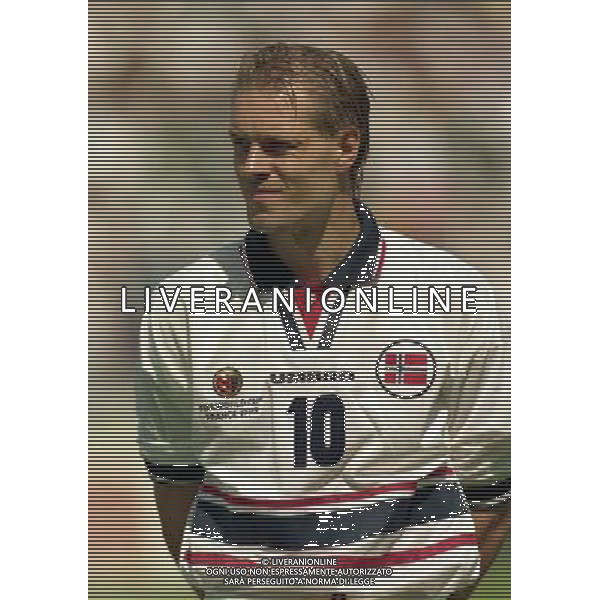 ITALIA NORVEGIA CAMPIONATO DEL MONDO FRANCIA 98 NELLA FOTO Kjetil AndrŽ Rekdal AG ALDO LIVERANI S A S