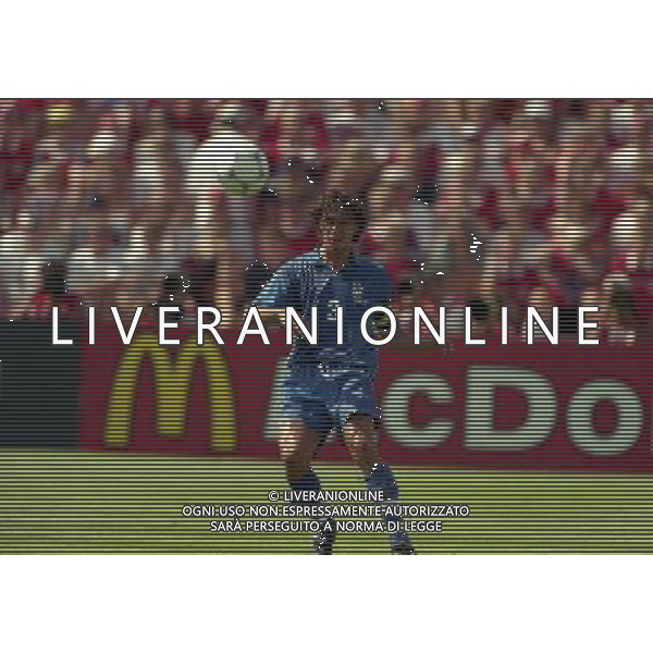 ITALIA NORVEGIA CAMPIONATO DEL MONDO FRANCIA 98 NELLA FOTO PAOLO MALDINI AG ALDO LIVERANI S A S