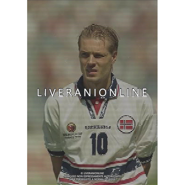 ITALIA NORVEGIA CAMPIONATO DEL MONDO FRANCIA 98 NELLA FOTO Kjetil AndrŽ Rekdal AG ALDO LIVERANI S A S