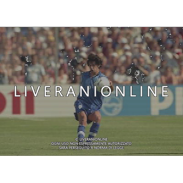 ITALIA NORVEGIA CAMPIONATO DEL MONDO FRANCIA 98 NELLA FOTO DEMETRIO ALBERTINI AG ALDO LIVERANI S A S