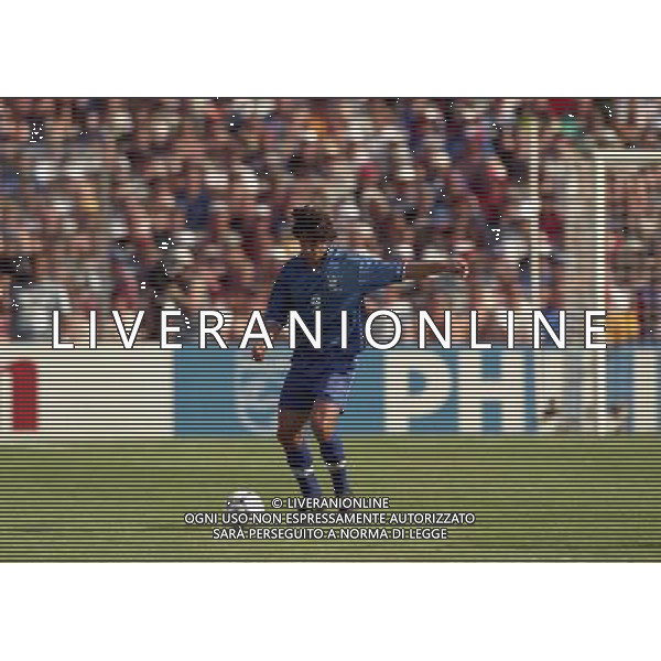 ITALIA NORVEGIA CAMPIONATO DEL MONDO FRANCIA 98 NELLA FOTO DEMETRIO ALBERTINI AG ALDO LIVERANI S A S