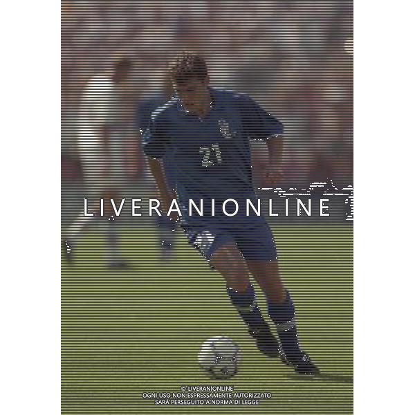 ITALIA NORVEGIA CAMPIONATO DEL MONDO FRANCIA 98 NELLA FOTO CHRISTIAN VIERI AG ALDO LIVERANI S A S