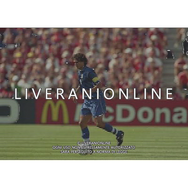 ITALIA NORVEGIA CAMPIONATO DEL MONDO FRANCIA 98 NELLA FOTO PAOLO MALDINI AG ALDO LIVERANI S A S