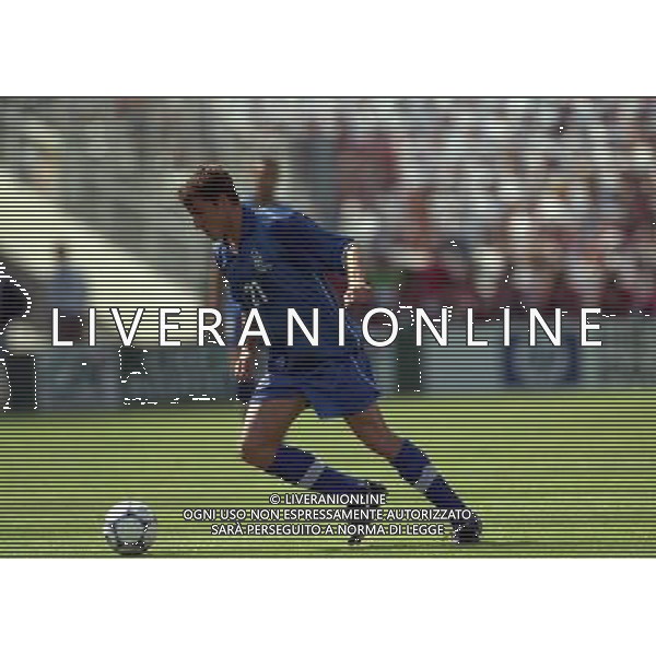 ITALIA NORVEGIA CAMPIONATO DEL MONDO FRANCIA 98 NELLA FOTO CHRISTIAN VIERI AG ALDO LIVERANI S A S