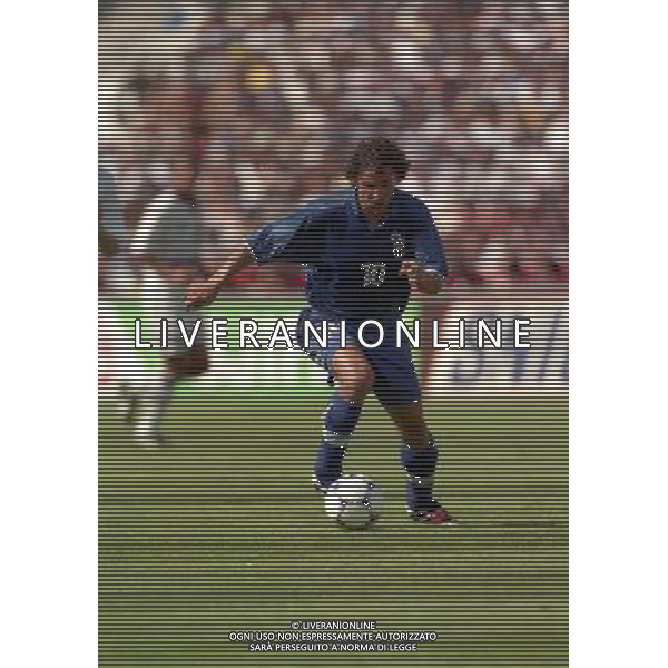ITALIA NORVEGIA CAMPIONATO DEL MONDO FRANCIA 98 NELLA FOTO ALESSANDRO DEL PIERO AG ALDO LIVERANI S A S