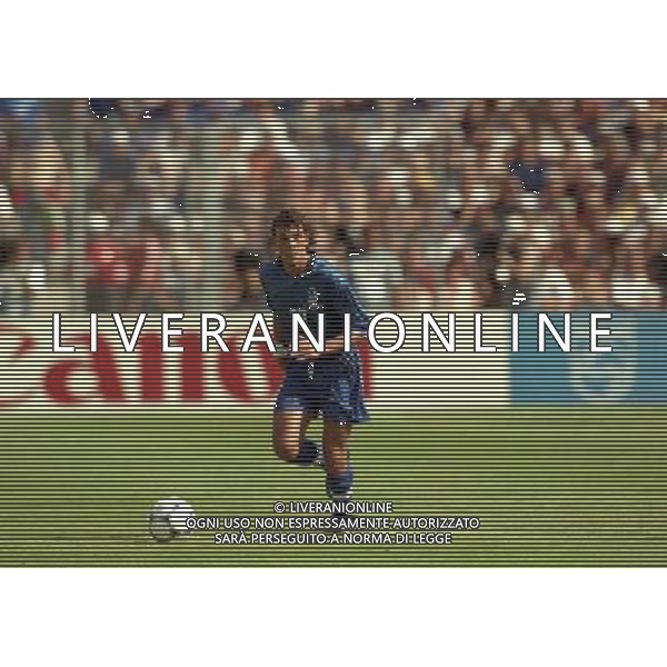 ITALIA NORVEGIA CAMPIONATO DEL MONDO FRANCIA 98 NELLA FOTO FRANCESCO MORIERO AG ALDO LIVERANI S A S
