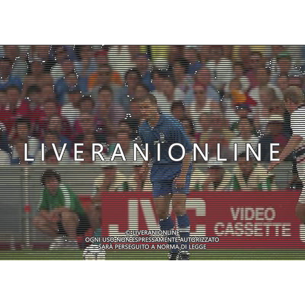 ITALIA NORVEGIA CAMPIONATO DEL MONDO FRANCIA 98 NELLA FOTO GIANLUCA PESSOTTO AG ALDO LIVERANI S A S
