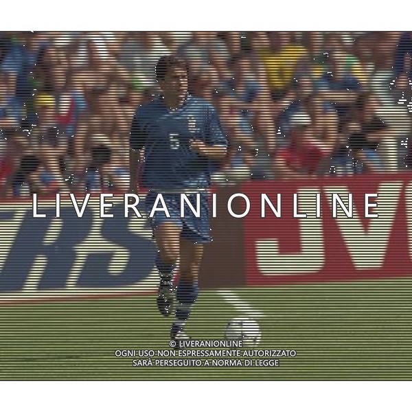 ITALIA NORVEGIA CAMPIONATO DEL MONDO FRANCIA 98 NELLA FOTO ALESSANDRO COSTACURTA AG ALDO LIVERANI S A S