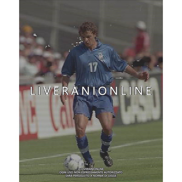 ITALIA NORVEGIA CAMPIONATO DEL MONDO FRANCIA 98 NELLA FOTO FRANCESCO MORIERO AG ALDO LIVERANI S A S