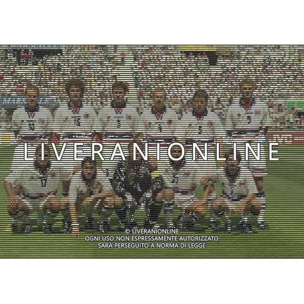 ITALIA NORVEGIA CAMPIONATO DEL MONDO FRANCIA 98 NELLA FOTO FORMAZIONE NORVEGIA AG ALDO LIVERANI S A S