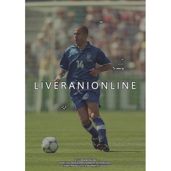 ITALIA NORVEGIA CAMPIONATO DEL MONDO FRANCIA 98 NELLA FOTO LUIGI DI BIAGIO AG ALDO LIVERANI S A S