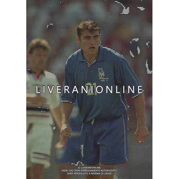 ITALIA NORVEGIA CAMPIONATO DEL MONDO FRANCIA 98 NELLA FOTO CHRISTIAN VIERI AG ALDO LIVERANI S A S