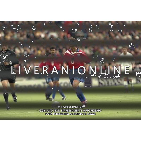 ITALIA-CILE CAMPIONATO DEL MONDO FRANCIA 1998 NELLA FOTO Clarence Acu–a AG ALDO LIVERANI S A S