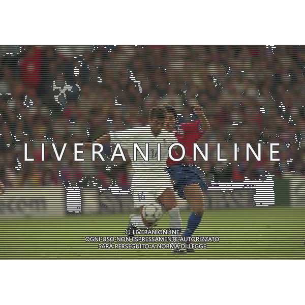 ITALIA-CILE CAMPIONATO DEL MONDO FRANCIA 1998 NELLA FOTO ROBERTO DI MATTEO AG ALDO LIVERANI S A S