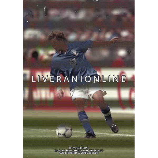 ITALIA AUSTRIA CAMPIONATO DEL MONDO FRANCIA 98 NELLA FOTO FRANCESCO MORIERO AG ALDO LIVERANI S A S