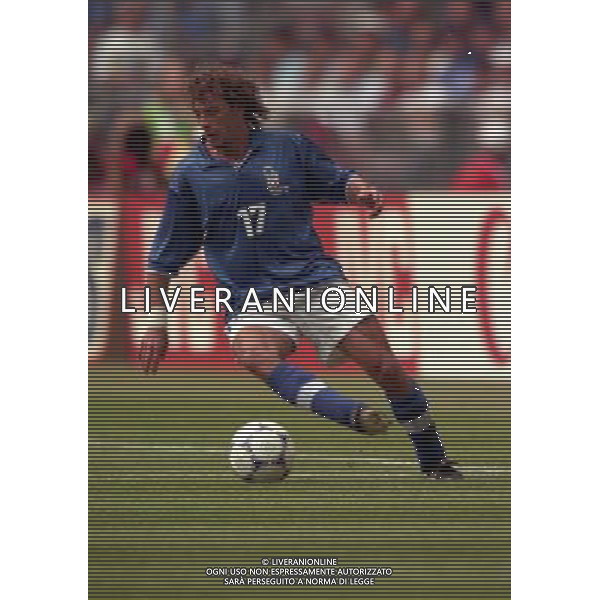 ITALIA AUSTRIA CAMPIONATO DEL MONDO FRANCIA 98 NELLA FOTO FRANCESCO MORIERO AG ALDO LIVERANI S A S