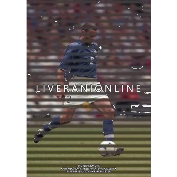 ITALIA AUSTRIA CAMPIONATO DEL MONDO FRANCIA 98 NELLA FOTO GIUSEPPE BERGOMI AG ALDO LIVERANI S A S