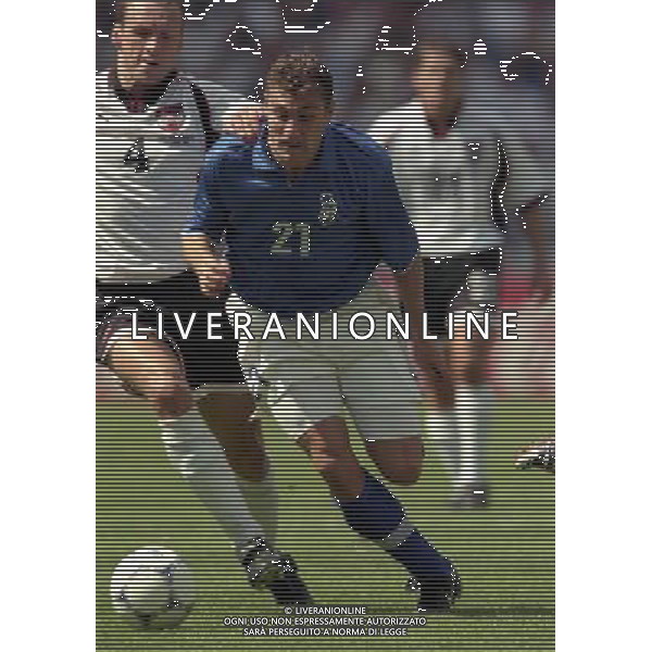 ITALIA AUSTRIA CAMPIONATO DEL MONDO FRANCIA 98 NELLA FOTO CHRISTIAN VIERI AG ALDO LIVERANI S A S