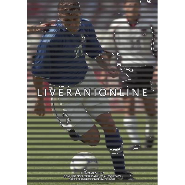 ITALIA AUSTRIA CAMPIONATO DEL MONDO FRANCIA 98 NELLA FOTO CHRISTIAN VIERI AG ALDO LIVERANI S A S