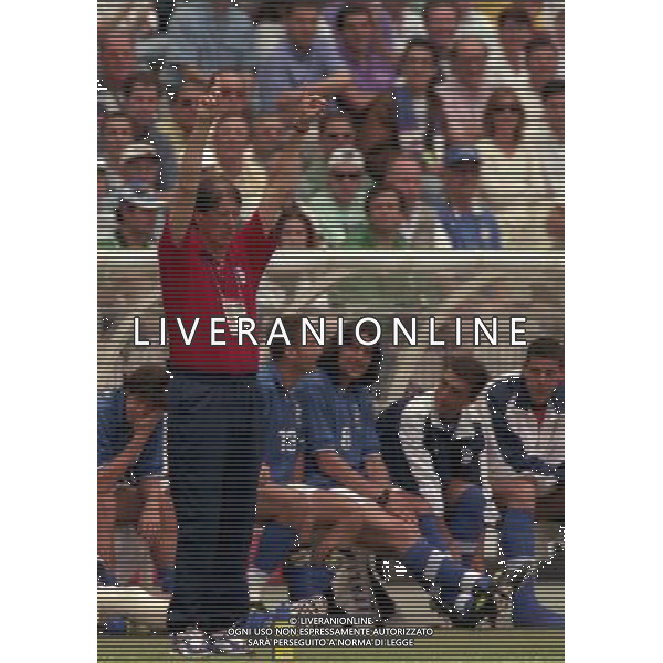 ITALIA AUSTRIA CAMPIONATO DEL MONDO FRANCIA 98 NELLA FOTO CESARE MALDINI AG ALDO LIVERANI S A S