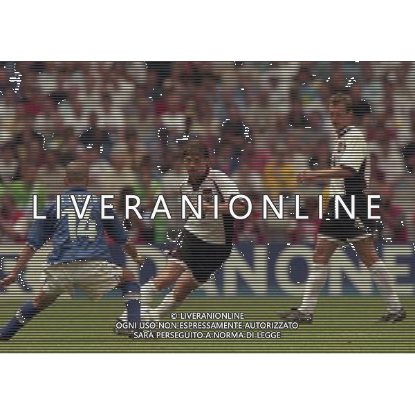 ITALIA AUSTRIA CAMPIONATO DEL MONDO FRANCIA 98 NELLA FOTO Hannes Reinmayr AG ALDO LIVERANI S A S