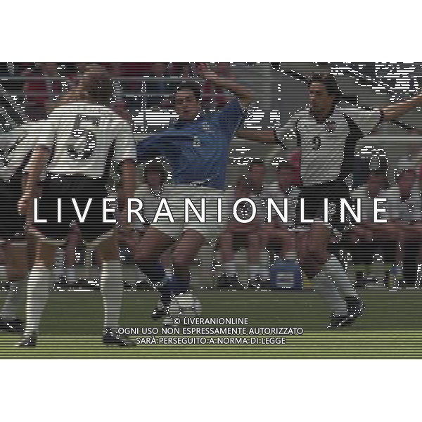 ITALIA AUSTRIA CAMPIONATO DEL MONDO FRANCIA 98 NELLA FOTO Ivica Vastic-alessandro nesta AG ALDO LIVERANI S A S