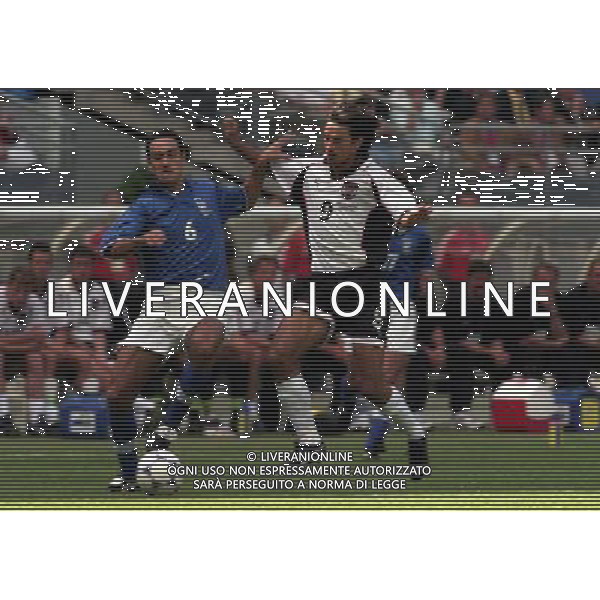 ITALIA AUSTRIA CAMPIONATO DEL MONDO FRANCIA 98 NELLA FOTO Ivica Vastic-alessandro nesta AG ALDO LIVERANI S A S