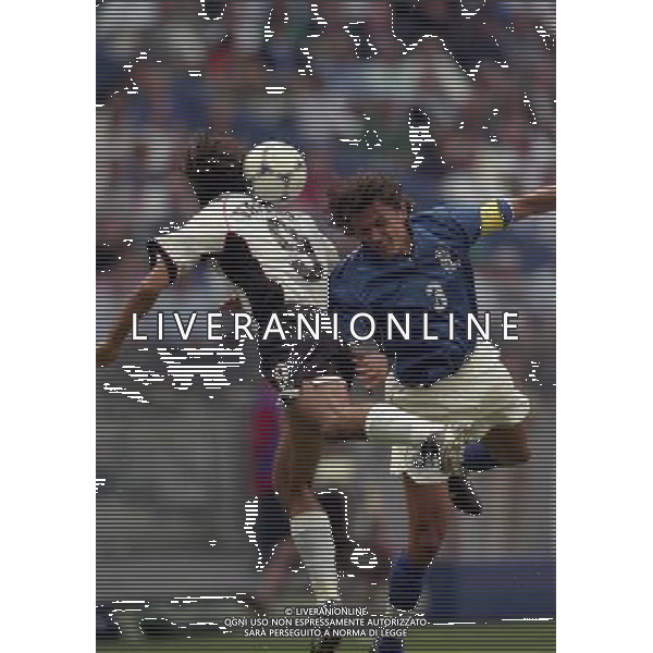 ITALIA AUSTRIA CAMPIONATO DEL MONDO FRANCIA 98 NELLA FOTO IVICA VASTIC-PAOLO MALDINI AG ALDO LIVERANI S A S